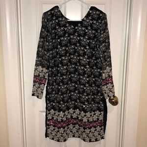 Pure chiffon embroidered 2 pc suit